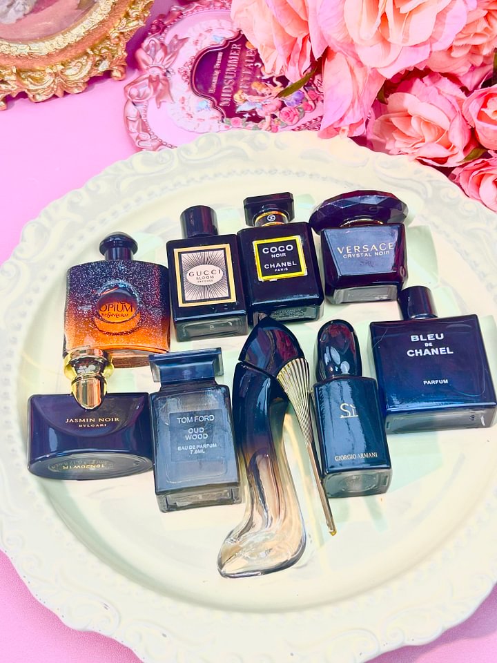 Popular Black Bag Set Mini Perfumes