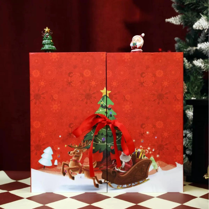 The 24-Day Advert Calendar Santa Deer Box