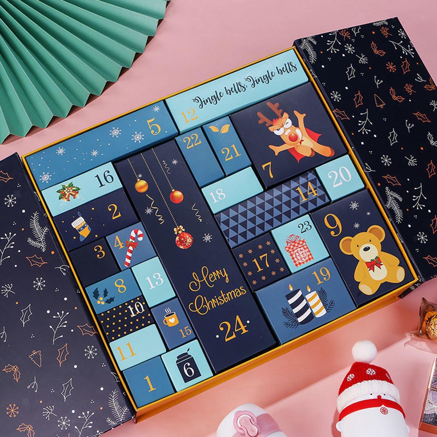 Adver Calendar For Men-24 Perfumes Blue Box