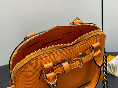 LouisV Nano Alma BB in Orange California Epi Leather K00015 (15*19.5*10cm)