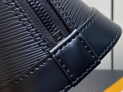 LouisV Nano Alma Black textured Epi-Leather K00015 (15*19.5*10 cm)