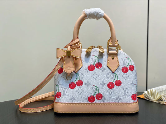 LouisV Cherry Alma Takashi × Murakami M14234 (23.5*17.5*11.5cm)