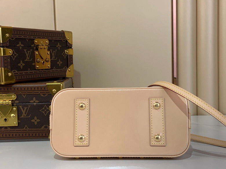 LouisV × TM Monogram Multicolour Alma BB White M53152 (23.5*17.5*11.5cm)