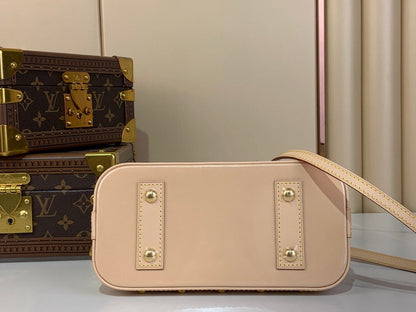 LouisV × TM Monogram Multicolour Alma BB White M53152 (23.5*17.5*11.5cm)