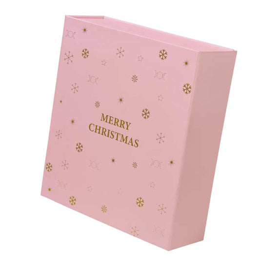 Merry Christmas Cube Pink Advert Calendar