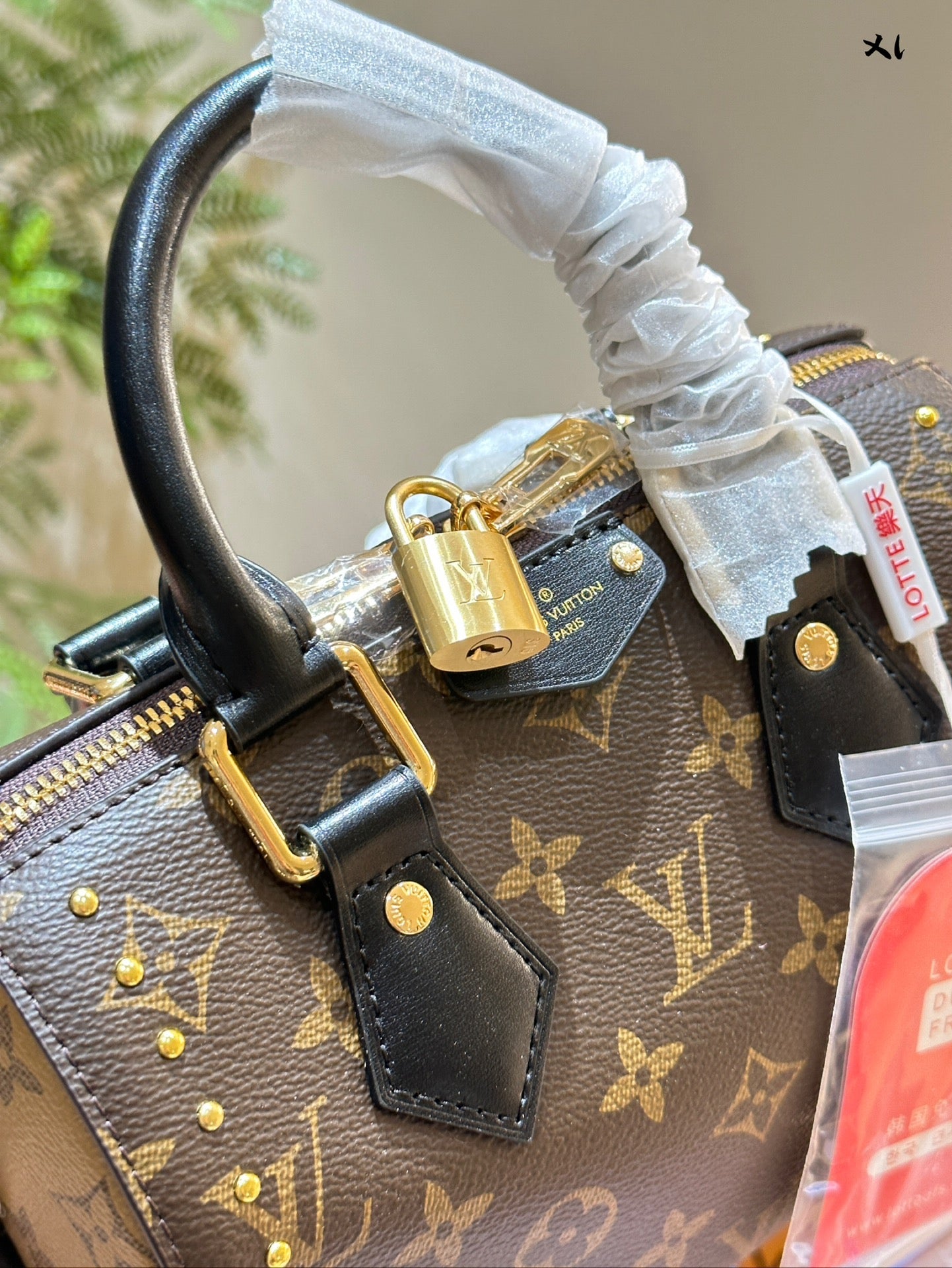 Louis Vuitton Speedy Trunk 20 handbag in Monogram Canvas with Leather Trim
